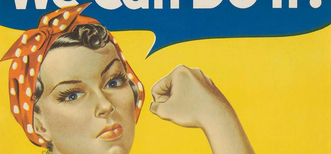 Caption: Rosie the Riveter Gets Her Due