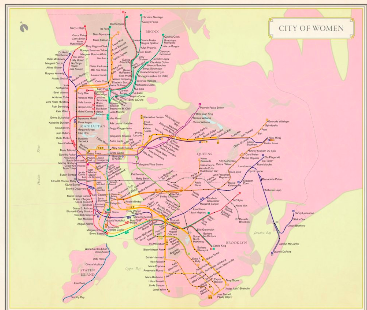 Imagining a New York where the streets are named for women