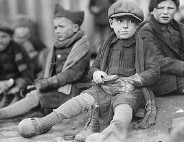 Shine 'em up, Flanders, ... Photo for American National Red Cross, 1920. Prints & Photographs Division