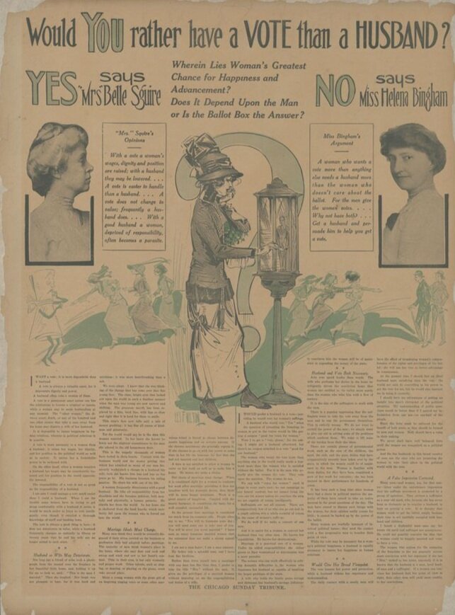 Newspaper from the  Chicago Tribune  on June 22, 1913   (Wikimedia Commons)