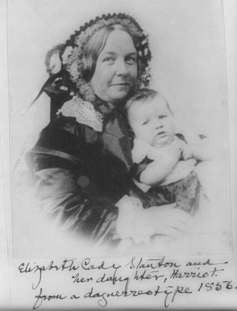 Elizabeth Cady Stanton and her daughter, Harriot Stanton Blatch   (Library of Congress)