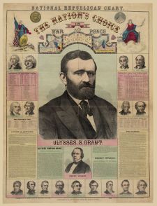 The Republican chart. The nation's choice in war and peace Ulysses S. Grant