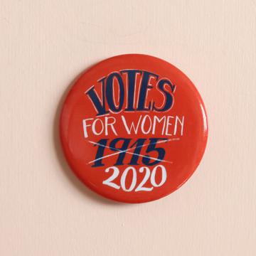 Votes For Women Button: 1915/2020