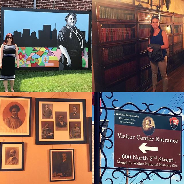 Today, NWP staff took a road trip to explore #womenshistory in #richmondva. As we approach the Centennial of the 19th Amendment, the NWP is focused on helping to elevate the local and state stories of the fight for women&rsquo;s suffrage and equality in communities across the country. (Photos from @maggiewalkernps)