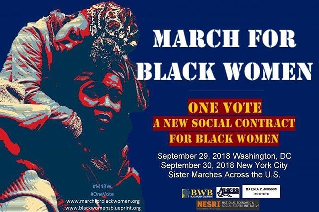 This weekend, the #MarchForBlackWomen will be taking place in Washington, DC and New York City. The March and Rally &ldquo;is for those tired of asking for a seat at the table and ready to create their own table.&rdquo; Learn more here: www.facebook.com/marchforblackwomen/