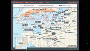 World War II Explainer: Allied invasion routes during the Normandy Invasion