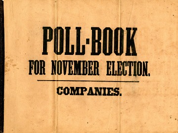 Poll Book, 1864