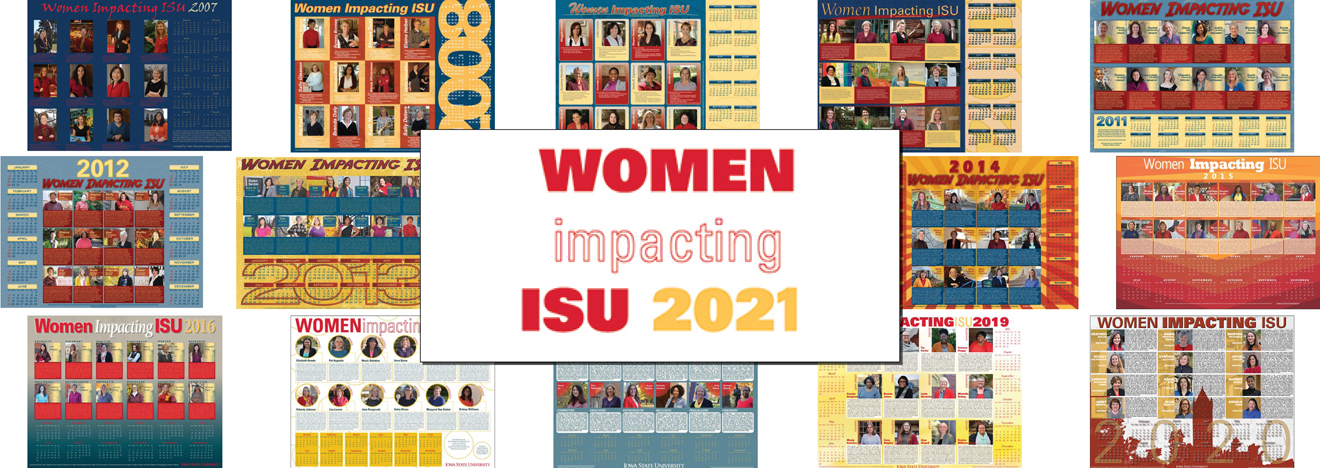 Collage of Women Impacting ISU calendars
