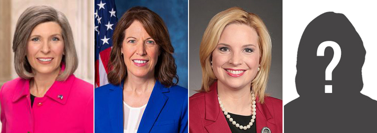 Photos of the women in the 2021 Iowa congressional delegation