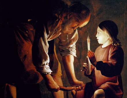 Jesus with Joseph in his Carpentry Workshop, by Georges de La Tour, c.1640, Musée du Louvre, Paris.