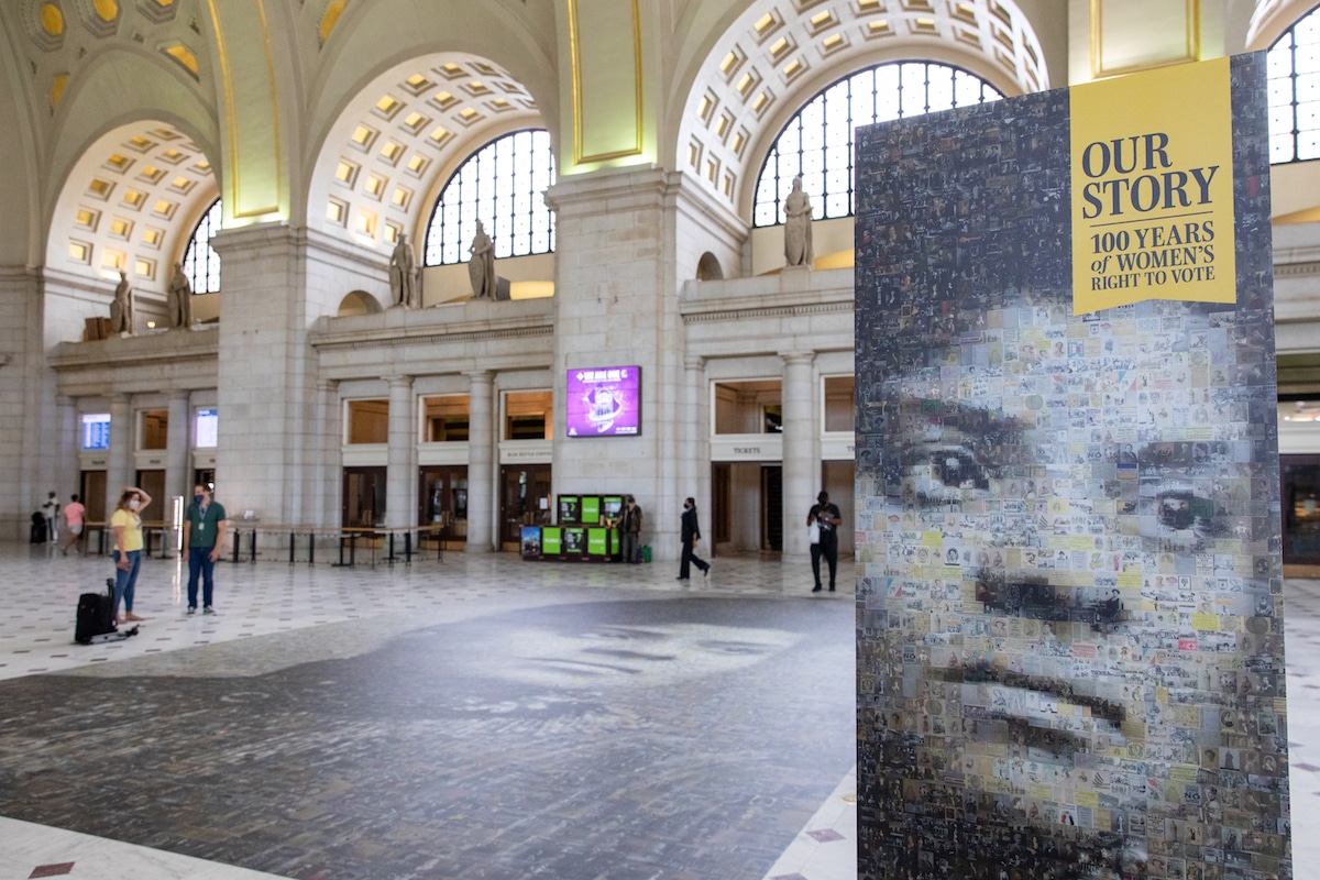 Ida B. Wells Mosaic at Union Station