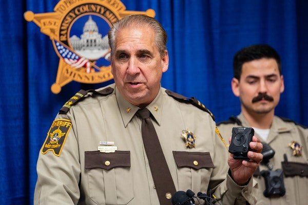 Ramsey County Sherif Bob Fletcher said deputies will be required to activate cameras in situations that may result in police action, but not casual en