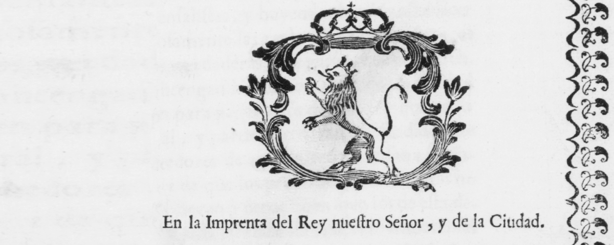 Image of wood block lion from the collection of Herencia: Centuries of Spanish Legal Documents