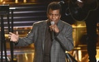 Charley Pride performs “Kiss An Angel Good Morning” at the 50th annual CMA Awards at the Bridgestone Arena in Nashville in 2016.
