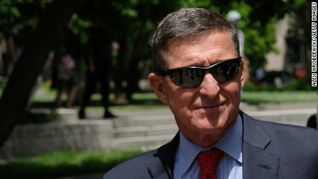 WASHINGTON, DC - JUNE 24: President Donald Trump&#39;s former National Security Adviser Michael Flynn leaves the E. Barrett Prettyman U.S. Courthouse on June 24, 2019 in Washington, DC. Criminal sentencing for Flynn will be on hold for at least another two months.  (Photo by Alex Wroblewski/Getty Images)