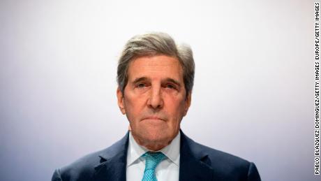 MADRID, SPAIN - DECEMBER 10: Former US Secretary of State John Kerry attends to a conference at the COP25 Climate Conference on December 10, 2019 in Madrid, Spain. The COP25 conference brings together world leaders, climate activists, NGOs, indigenous people and others for two weeks in an effort to focus global policy makers on concrete steps for heading off a further rise in global temperatures. (Photo by Pablo Blazquez Dominguez/Getty Images)