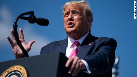 President Donald Trump speaks during a campaign rally at Robeson County Fairgrounds, Saturday, Oct. 24, 2020, in Lumberton, N.C. (AP Photo/Evan Vucci)