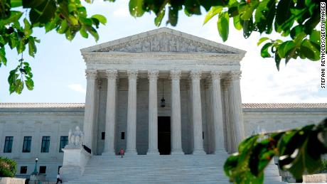 A general view of the U.S. Supreme Court on June 30, 2020 in Washington, DC. The court is expected to release a ruling determining whether President Trump can block the release of his financial records. 