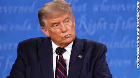 CLEVELAND, OHIO - SEPTEMBER 29:  U.S. President Donald Trump participates in the first presidential debate against Democratic presidential nominee Joe Biden at the Health Education Campus of Case Western Reserve University on September 29, 2020 in Cleveland, Ohio. This is the first of three planned debates between the two candidates in the lead up to the election on November 3. (Photo by Win McNamee/Getty Images)