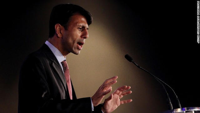 NEW ORLEANS, LA - JUNE 17:  Louisiana Governor Bobby Jindal speaks during the 2011 Republican Leadership Conference on June 17, 2011 in New Orleans, Louisiana. The 2011 Republican Leadership Conference runs through tomorrow and will feature keynote addresses from most of the major Republican candidates for president as well as numerous Republican leaders from across the country.  (Photo by Justin Sullivan/Getty Images)