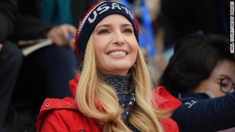 PYEONGCHANG-GUN, SOUTH KOREA - FEBRUARY 24:  Ivanka Trump attends the Snowboard - Men&#39;s Big Air Final on February 24, 2018 in Pyeongchang-gun, South Korea. Ivanka Trump is on a four-day visit to South Korea to attend the closing ceremony of the PyeongChang Winter Olympics.  (Photo by Carl Court/Getty Images)