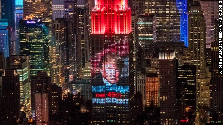 The 2016 Election Night  in New York, NY - Photogaphed by Vincent Laforet &amp; Mike Isler for CNN