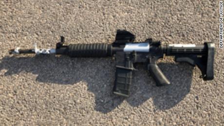 The AR-15-style rifle sold by an unlicensed gun dealer and used in a mass shooting in Texas last year in which seven people were killed and 25 wounded.