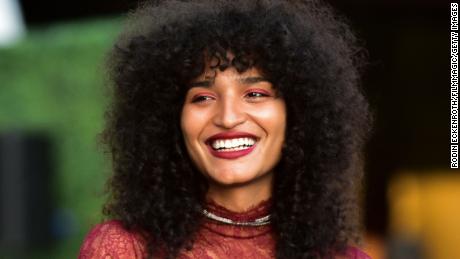 Indya Moore attends the red carpet event for FX&#39;s &quot;Pose&quot; at Pacific Design Center on August 09, 2019 in West Hollywood, California. 