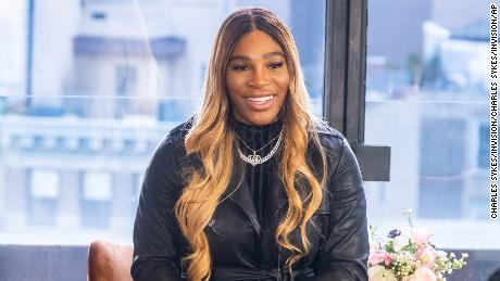 Serena Williams attends her S by Serena fashion show at Spring Place during NYFW Fall/Winter 2020 on Wednesday, Feb. 12, 2020 in New York. (Photo by Charles Sykes/Invision/AP)