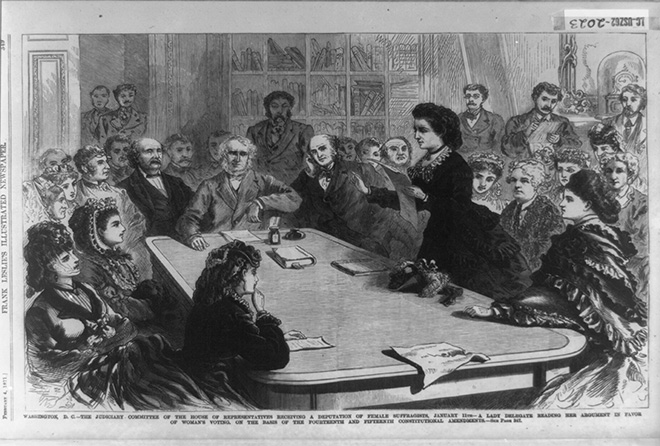 The Notorious Victoria Woodhull Addresses Congress