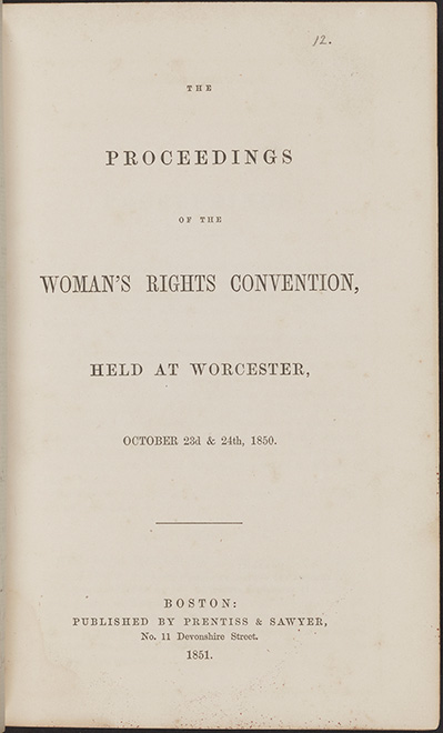 First National Women’s Rights Convention