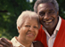 Photograph of two people