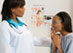 Photograph of doctor and patient