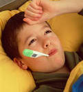 Sick boy